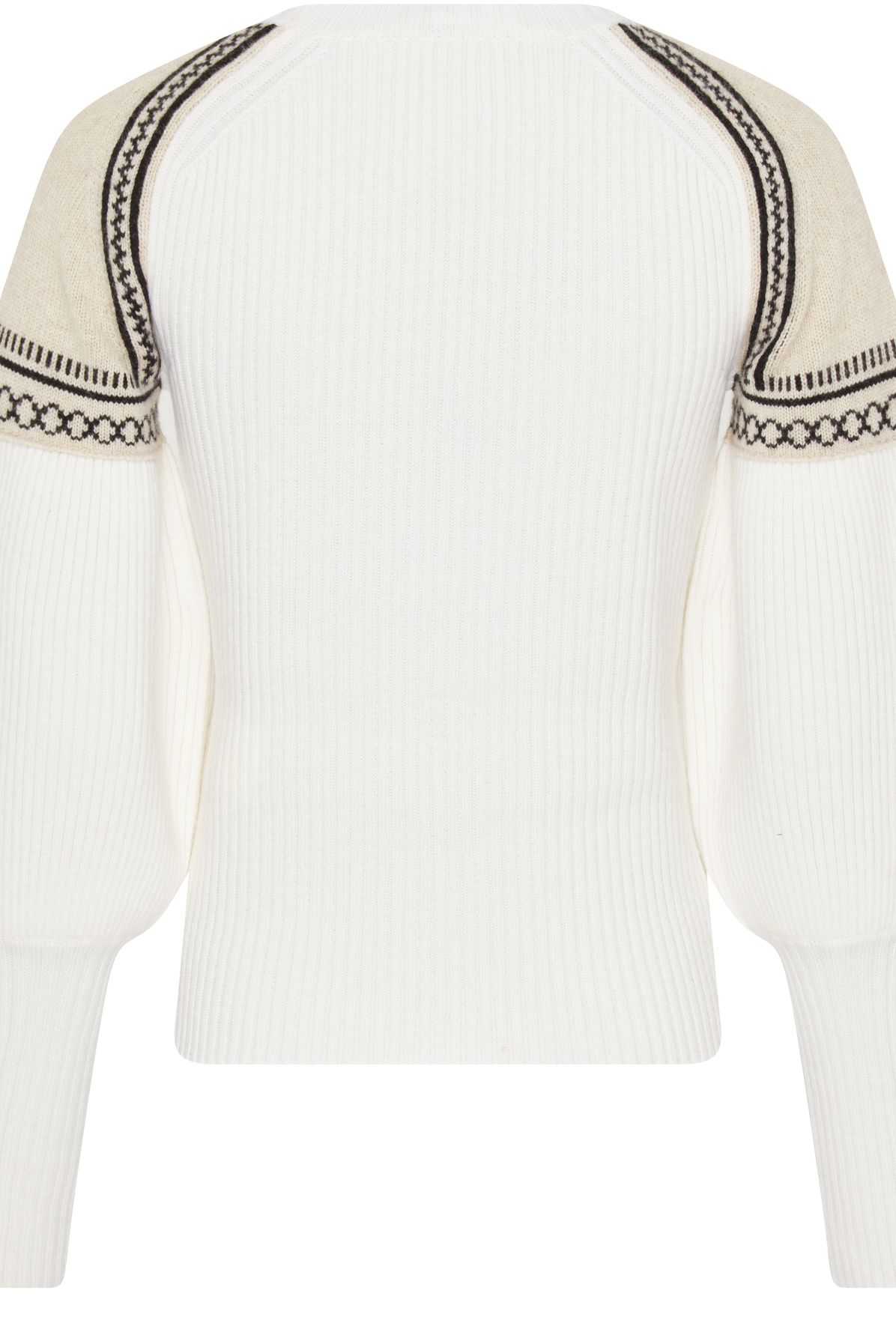 Max Mara Cosetta puff sleeves wool cashmere sweater