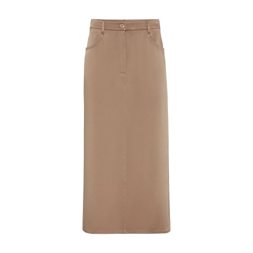 Brunello Cucinelli Satin skirt