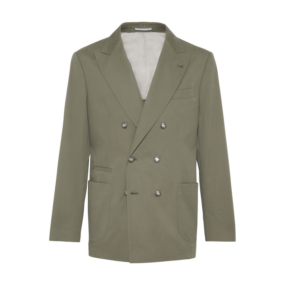 Brunello Cucinelli One-and-a-half-breasted unconstructed blazer