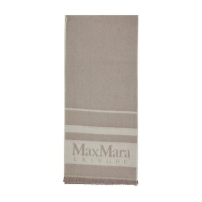 Max Mara Colibri logo scarf - LEISURE