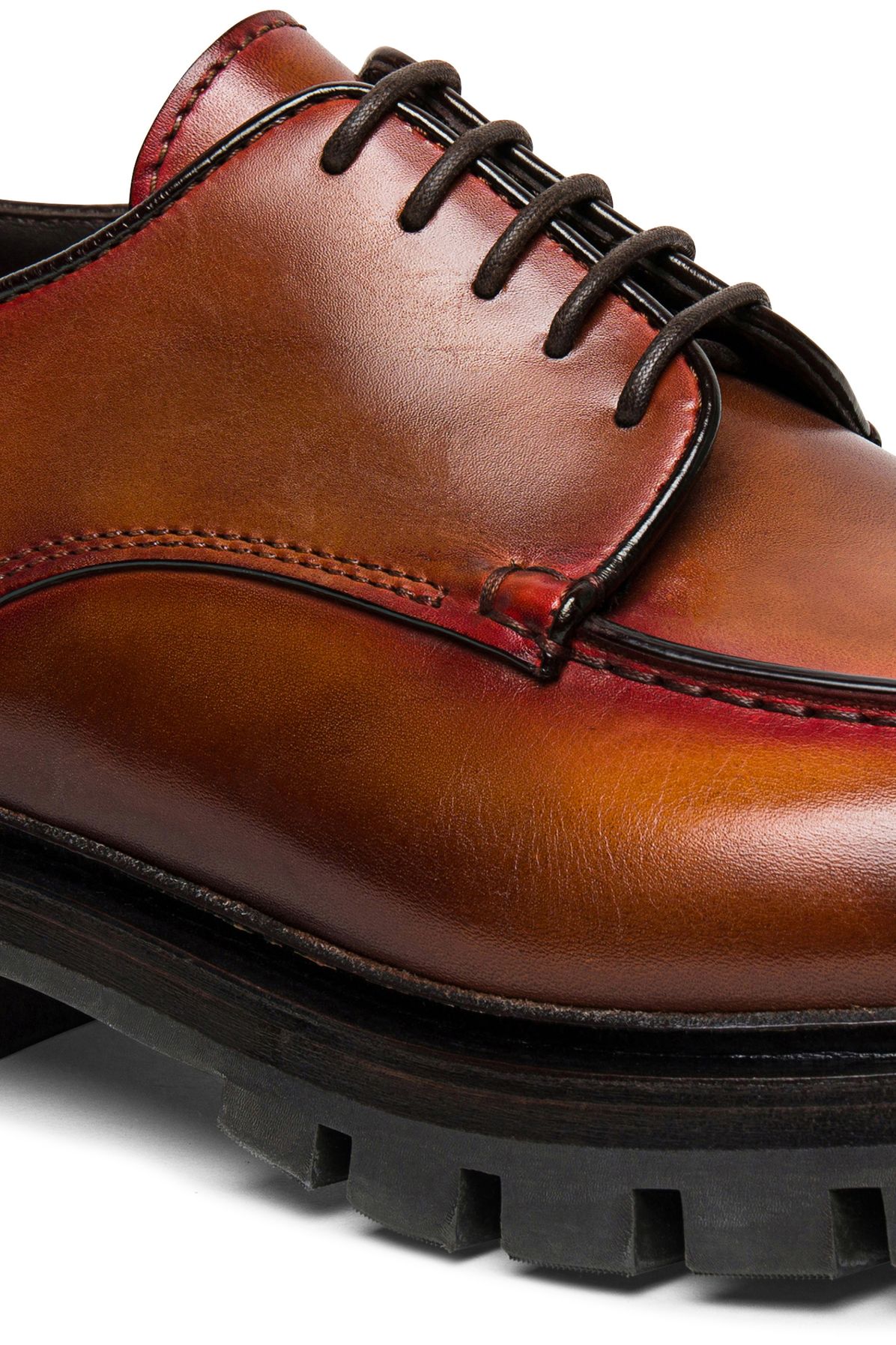 Santoni Leather Derbies