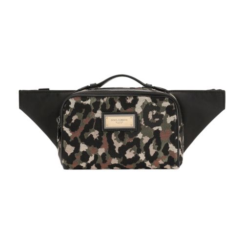 Dolce & Gabbana Camouflage jacquard belt bag