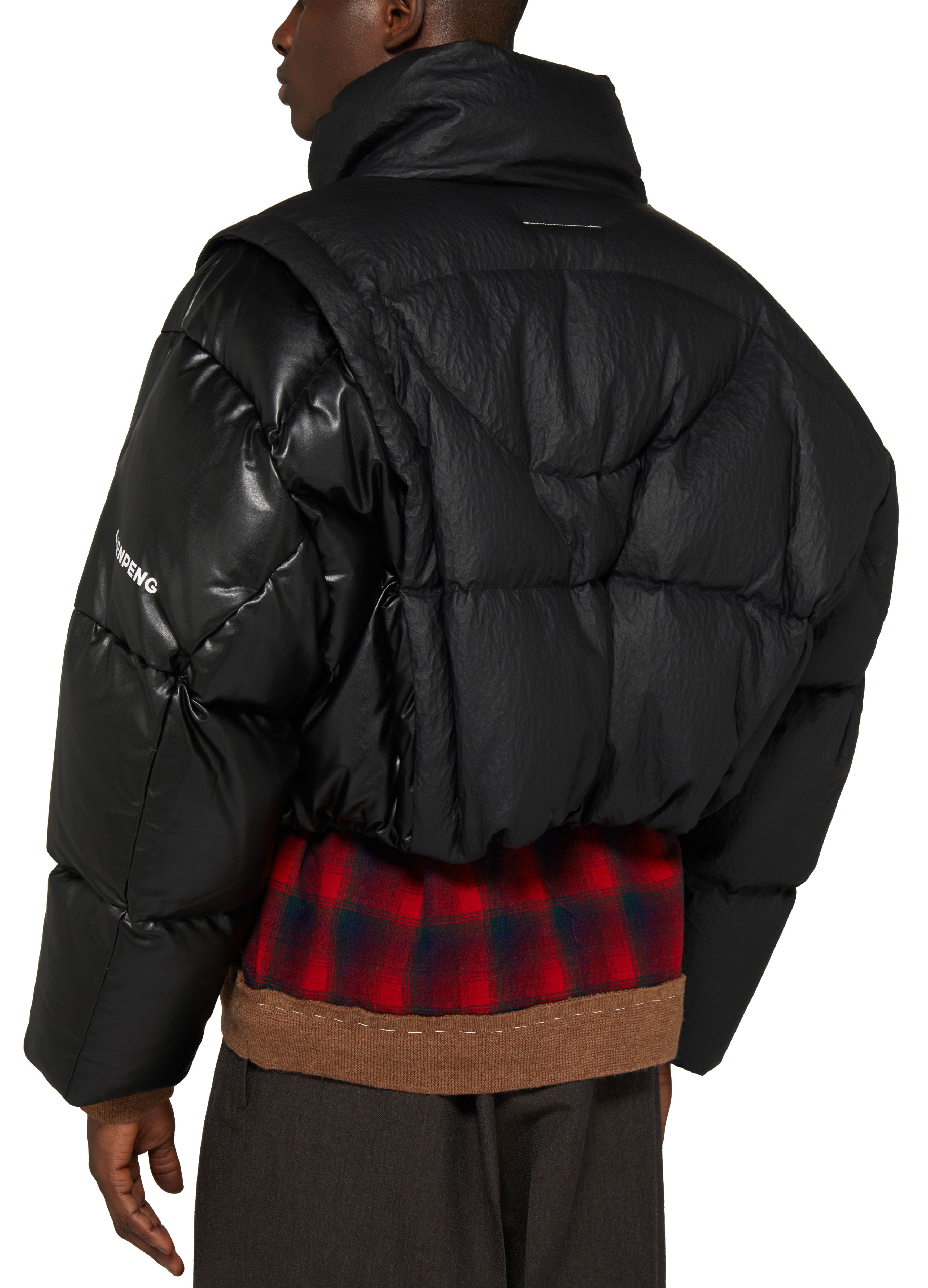 MM6 Maison Margiela x MM6 - Chen Peng cropped puffer jacket