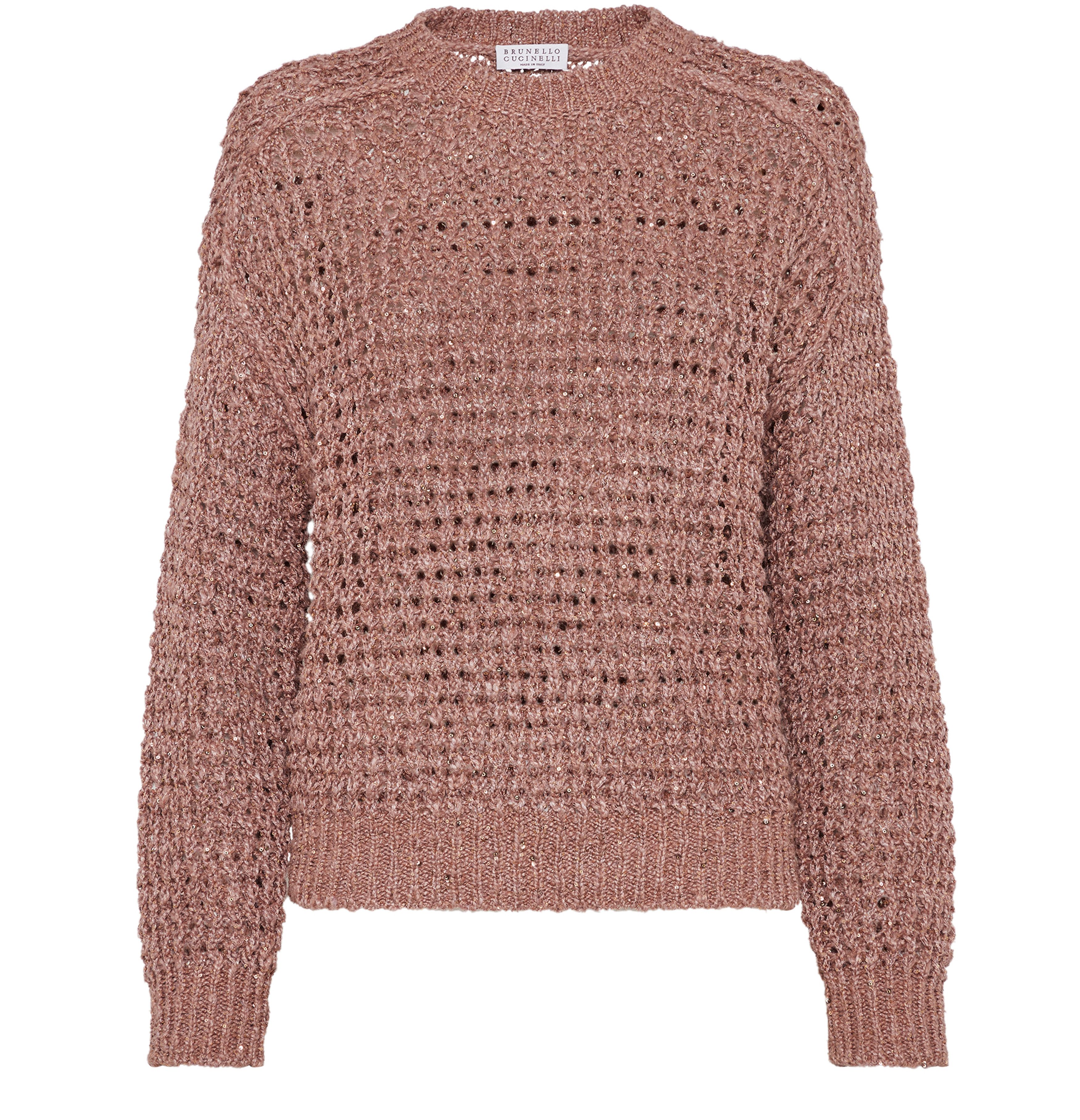 Brunello Cucinelli Rustic Dazzling Net sweater