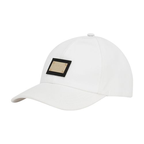 Dolce & Gabbana Gabardine baseball cap with DG logo