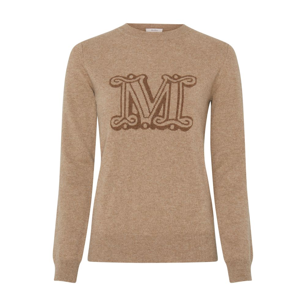 Max Mara Pamir logo cashmere sweater