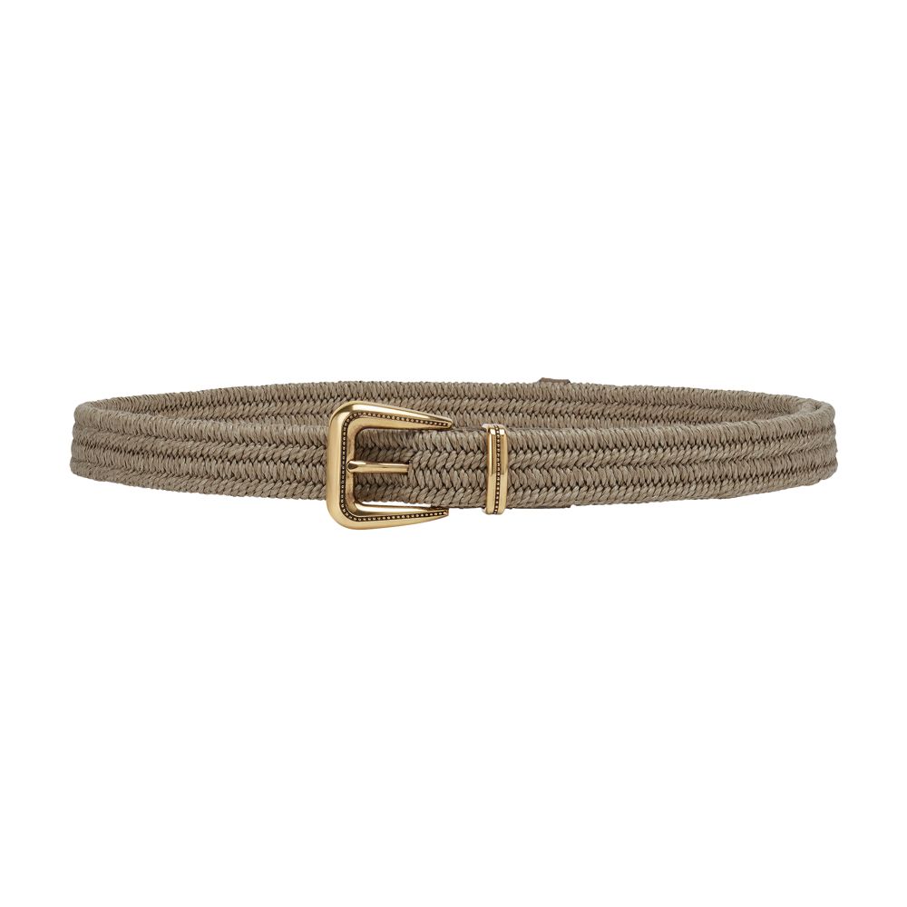 Brunello Cucinelli Braided linen belt