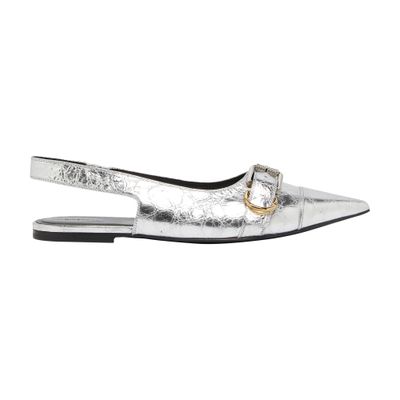 Givenchy Voyou flat slingbacks in laminated leather