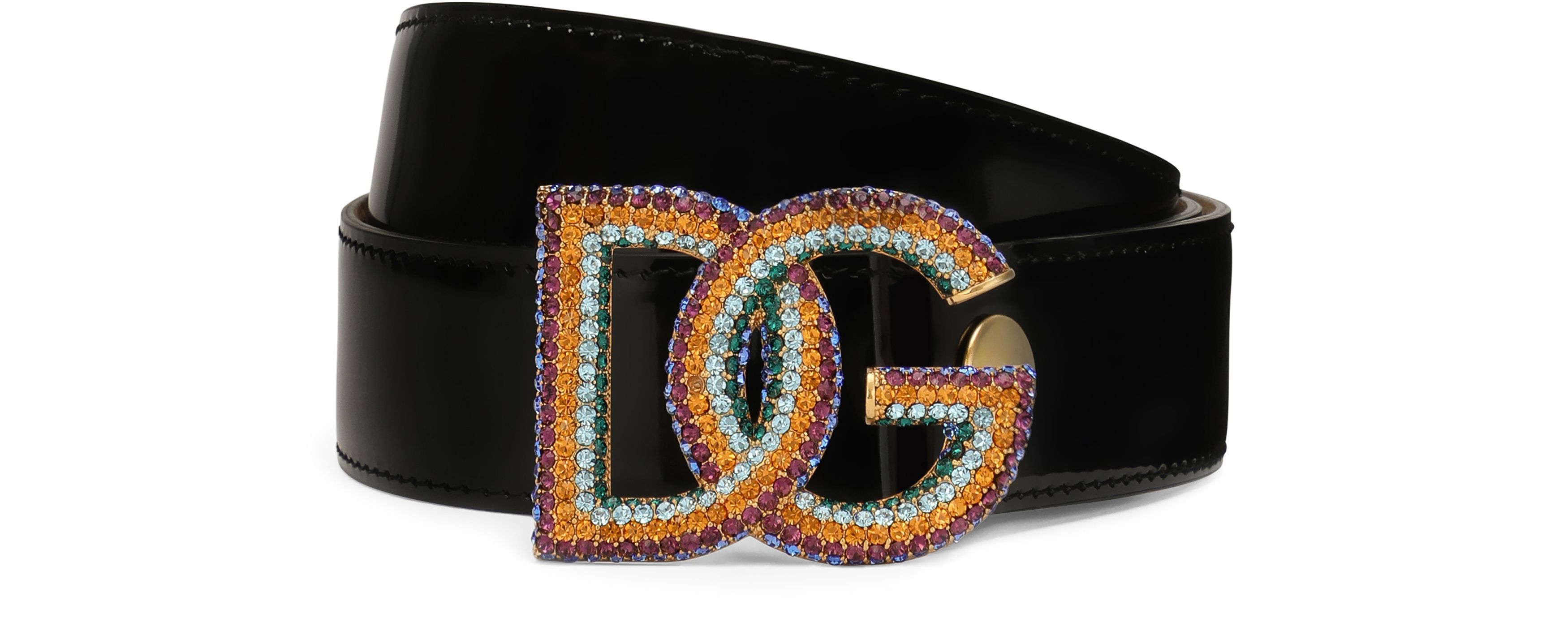 Dolce & Gabbana Polished calfskin belt