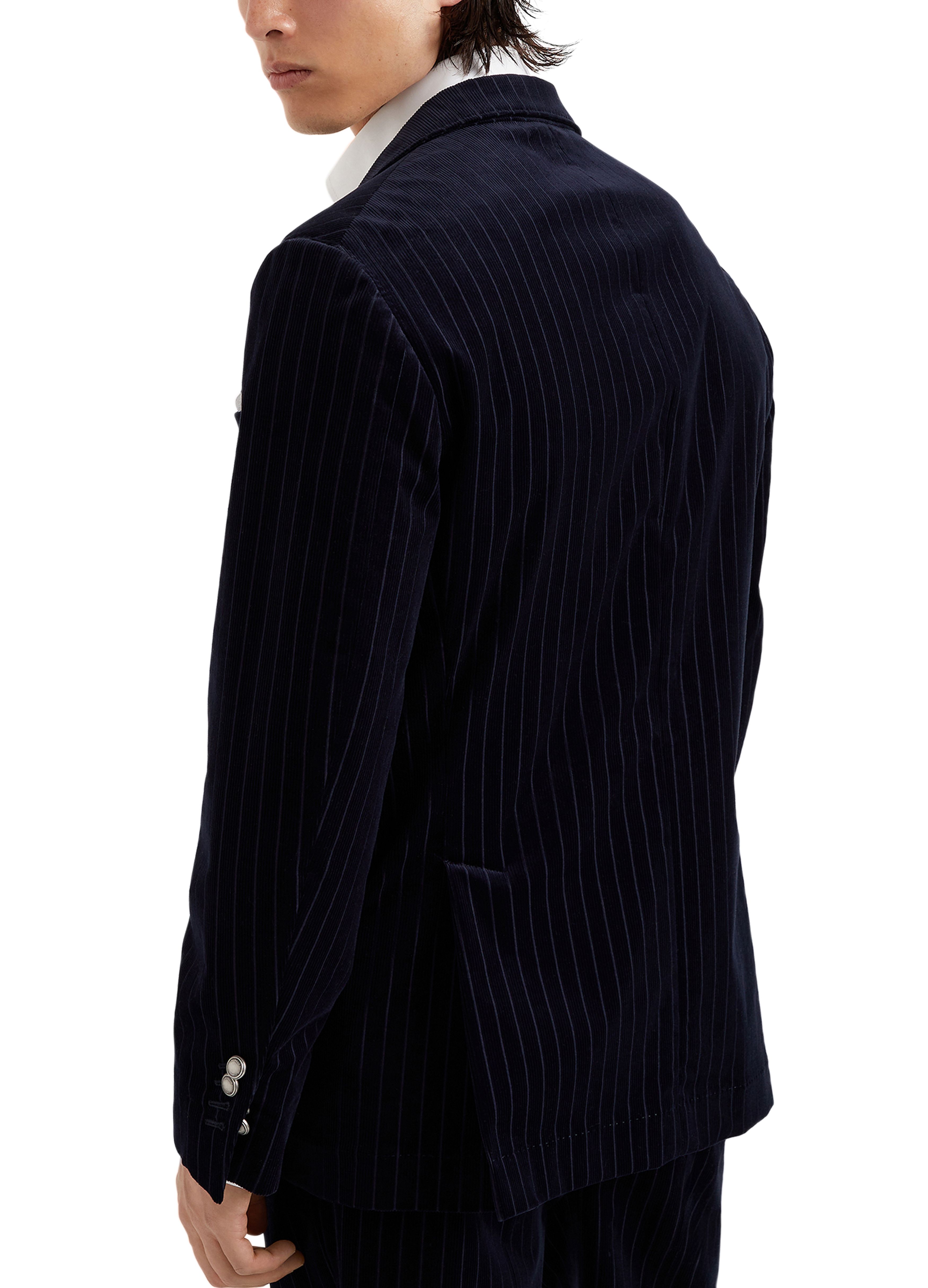 Brunello Cucinelli Chalk stripe unconstructed blazer