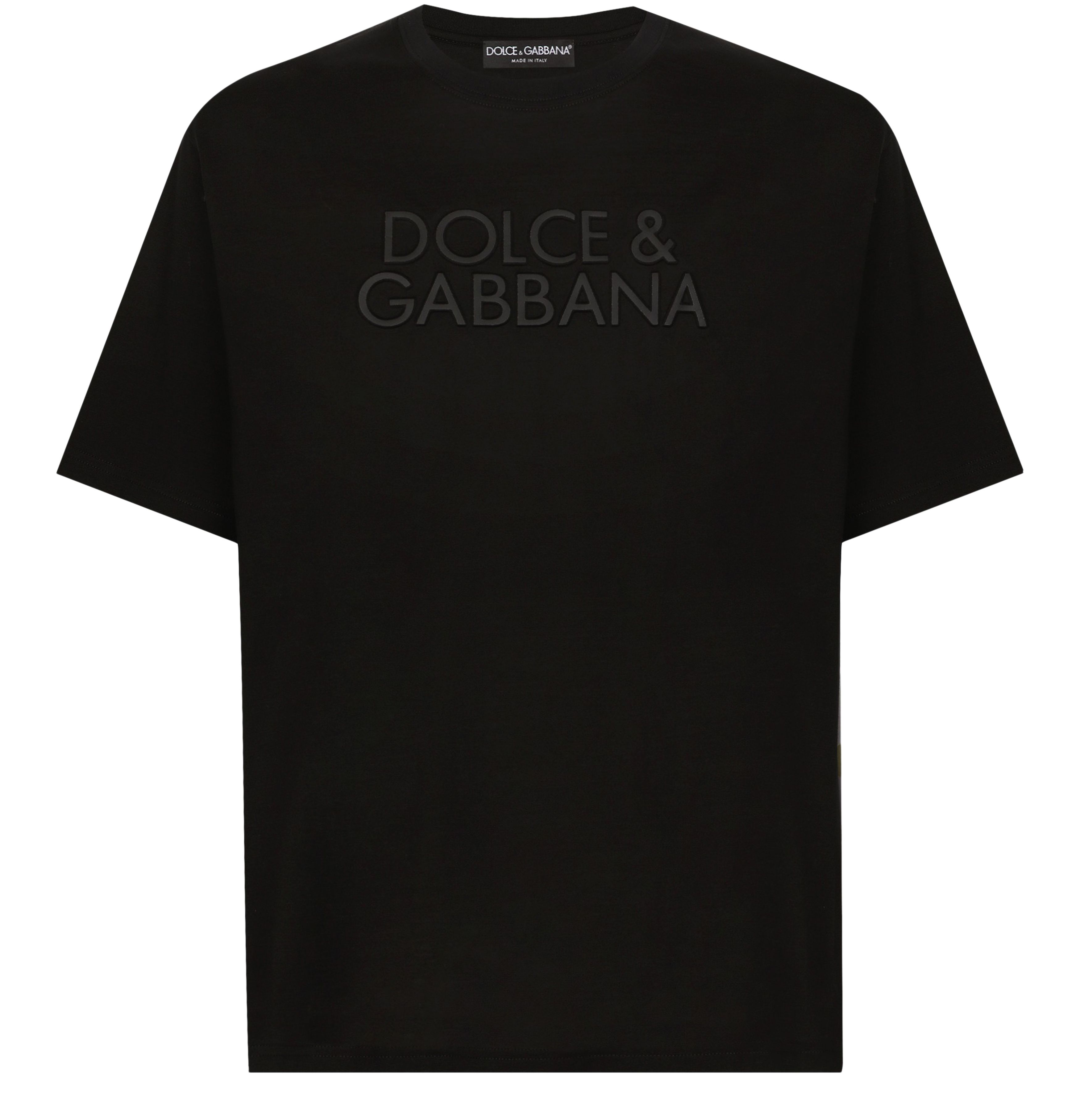 Dolce & Gabbana Cotton T-shirt with logo embroidery