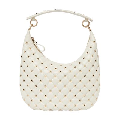 VALENTINO GARAVANI Rockstud Spike small hobo bag