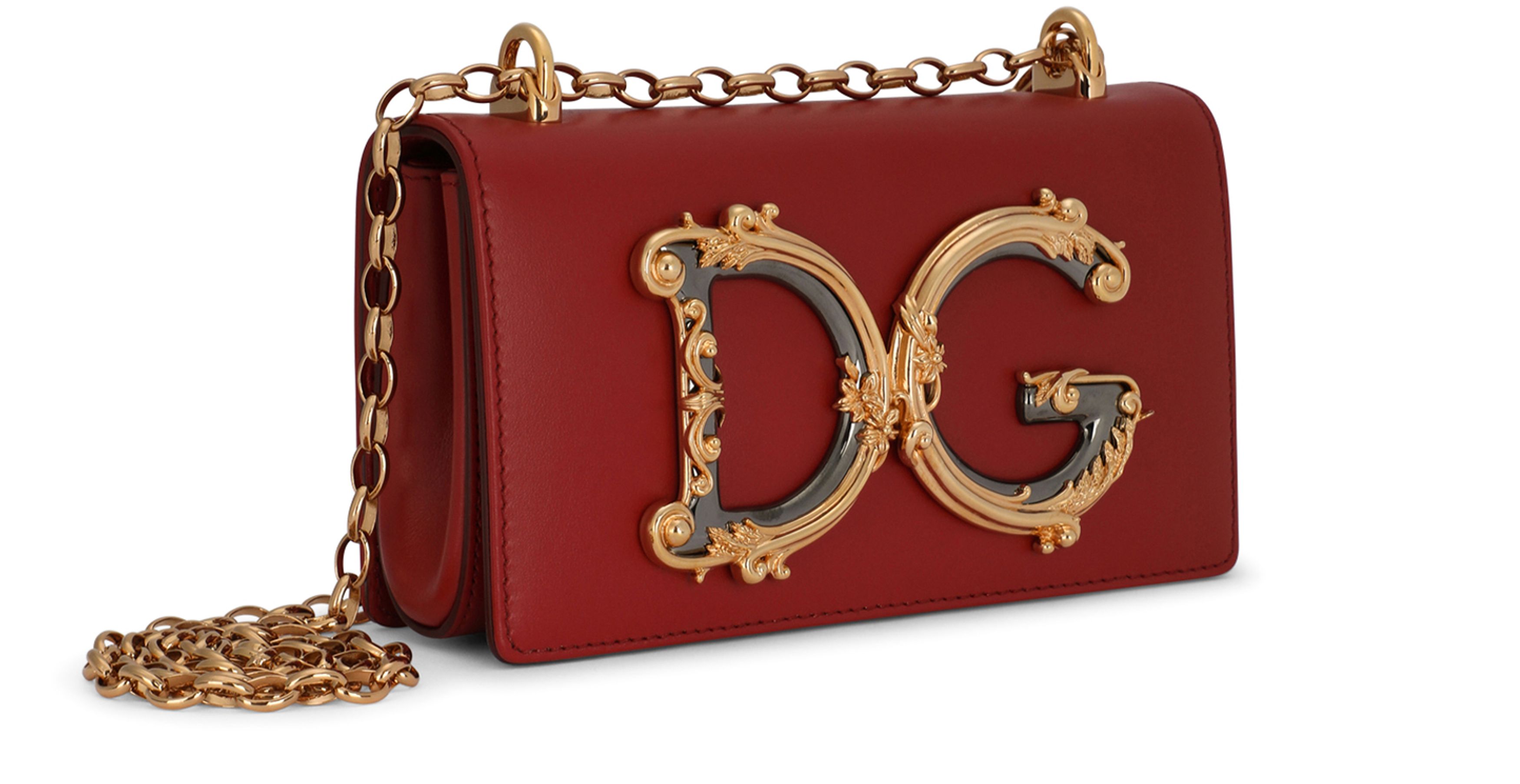 Dolce & Gabbana Calfskin DG Girls phone bag