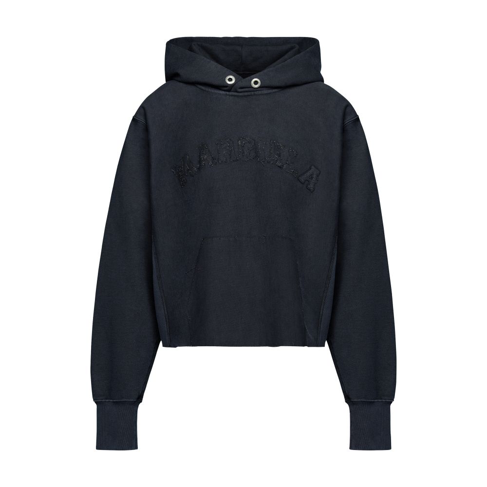 Maison Margiela Logo cotton fleece hoodie