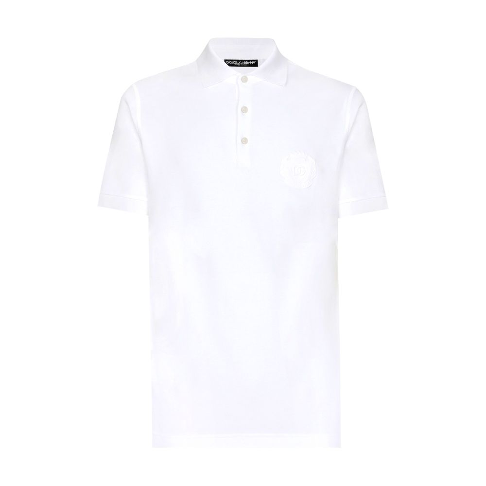 Dolce & Gabbana Polo-shirt with DG logo embroidery