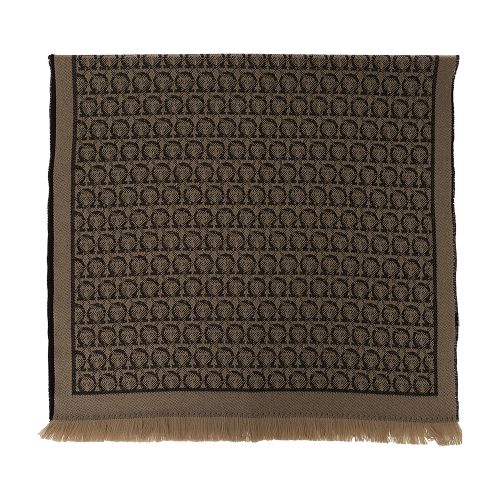 Salvatore Ferragamo Monogrammed wool scarf