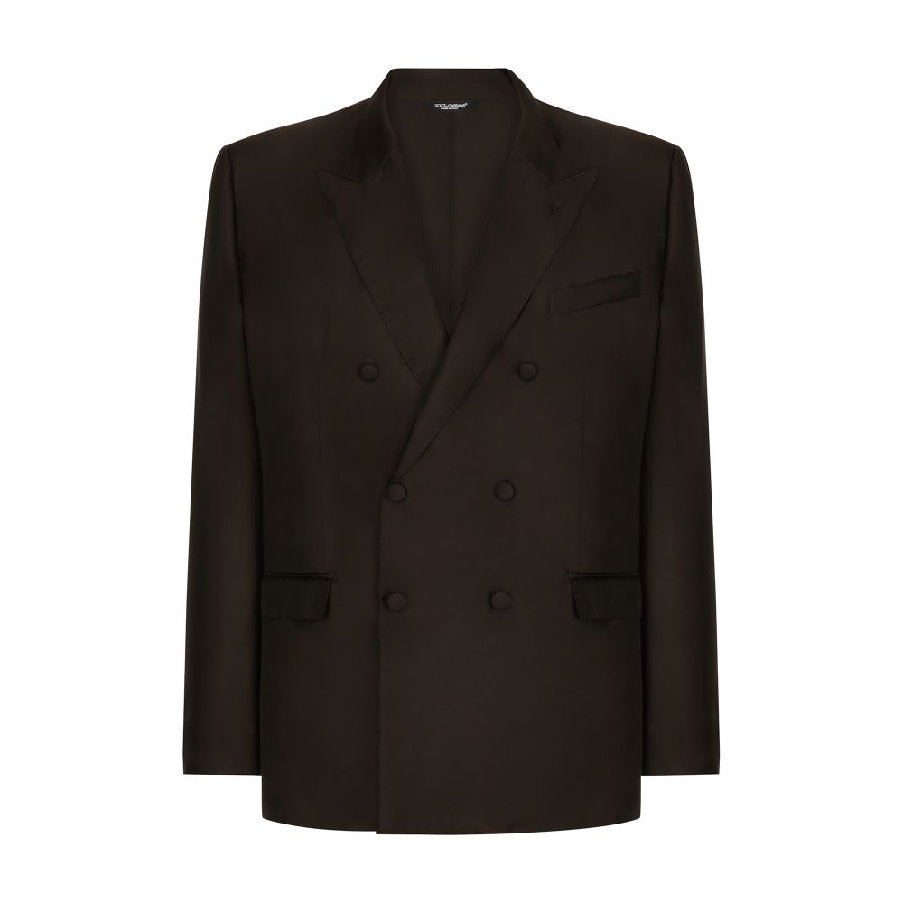 Dolce & Gabbana Double-breasted silk jacket