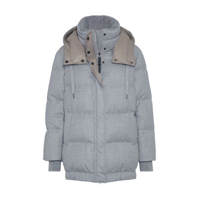 Brunello Cucinelli Puffer jacket with removable hood