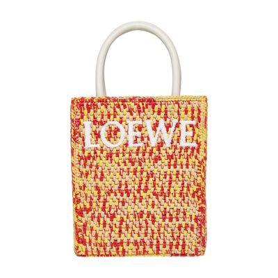 Loewe Standard A5 Tote bag in raffia