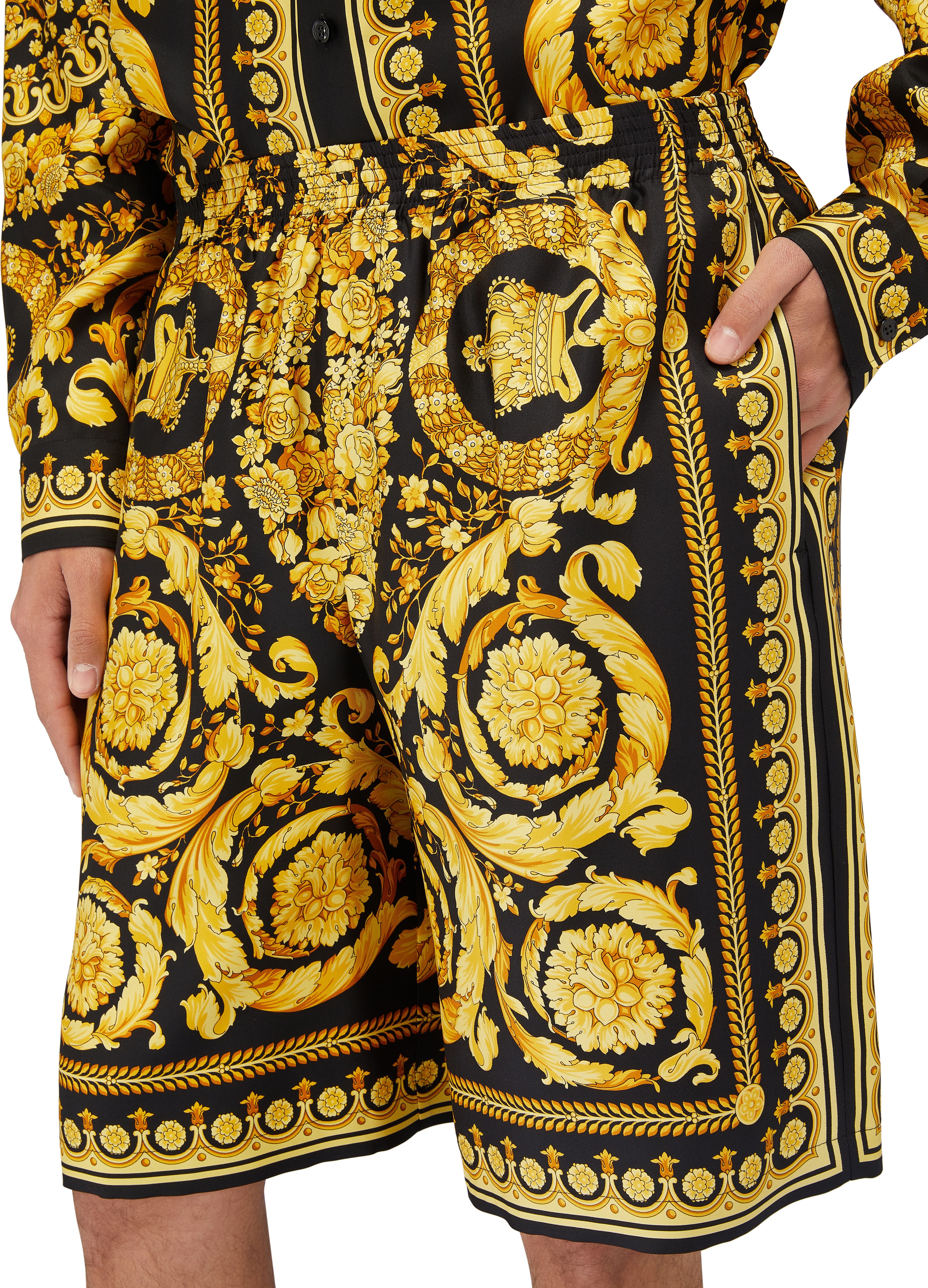 Versace Barocco Print Shorts