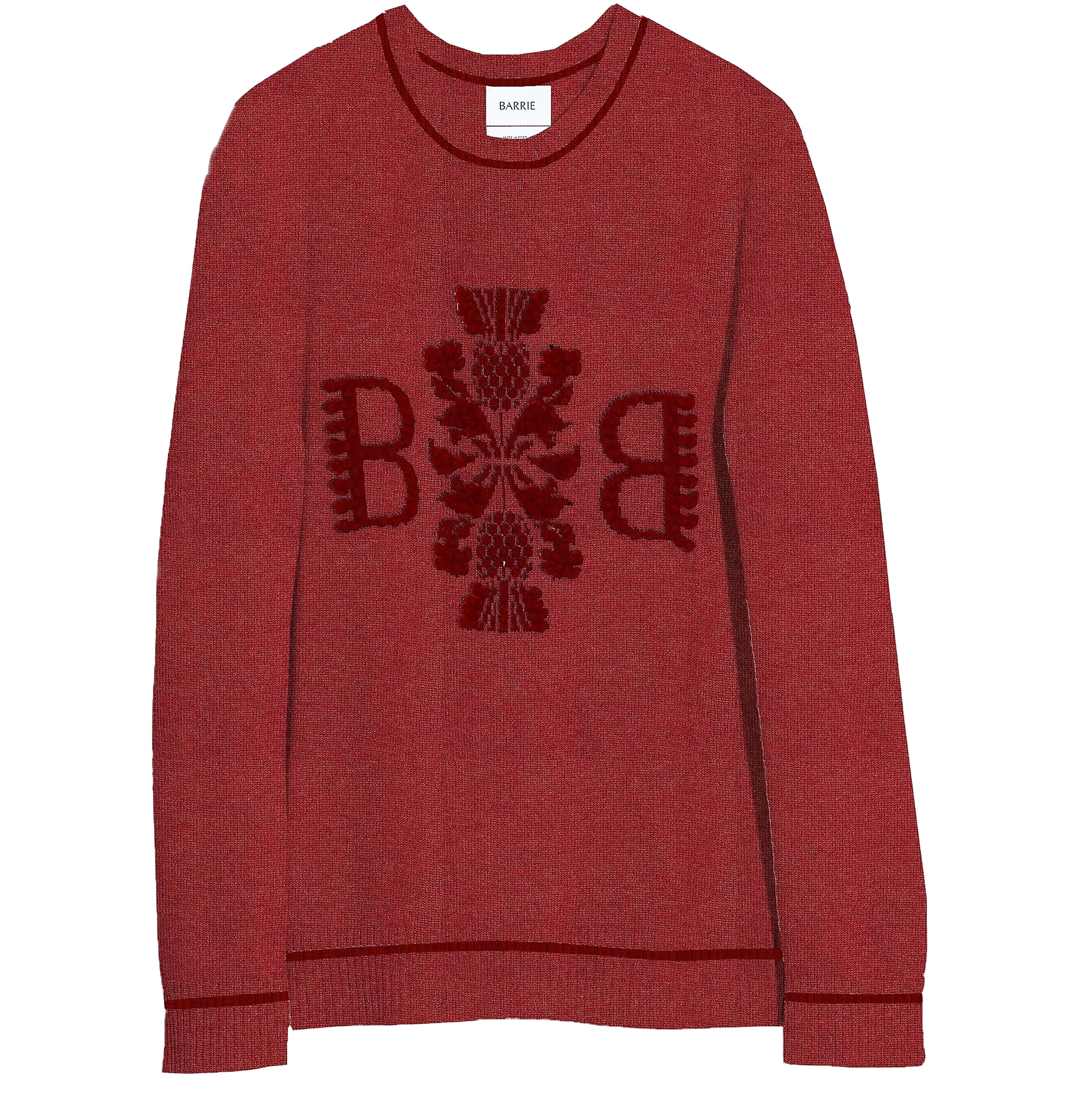 Barrie Barrie 3D logo cashmere jumper