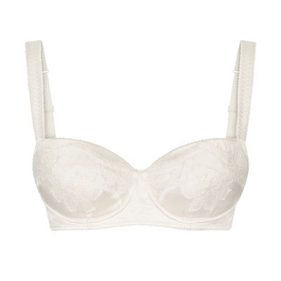 Dolce & Gabbana Padded balcony bra in satin