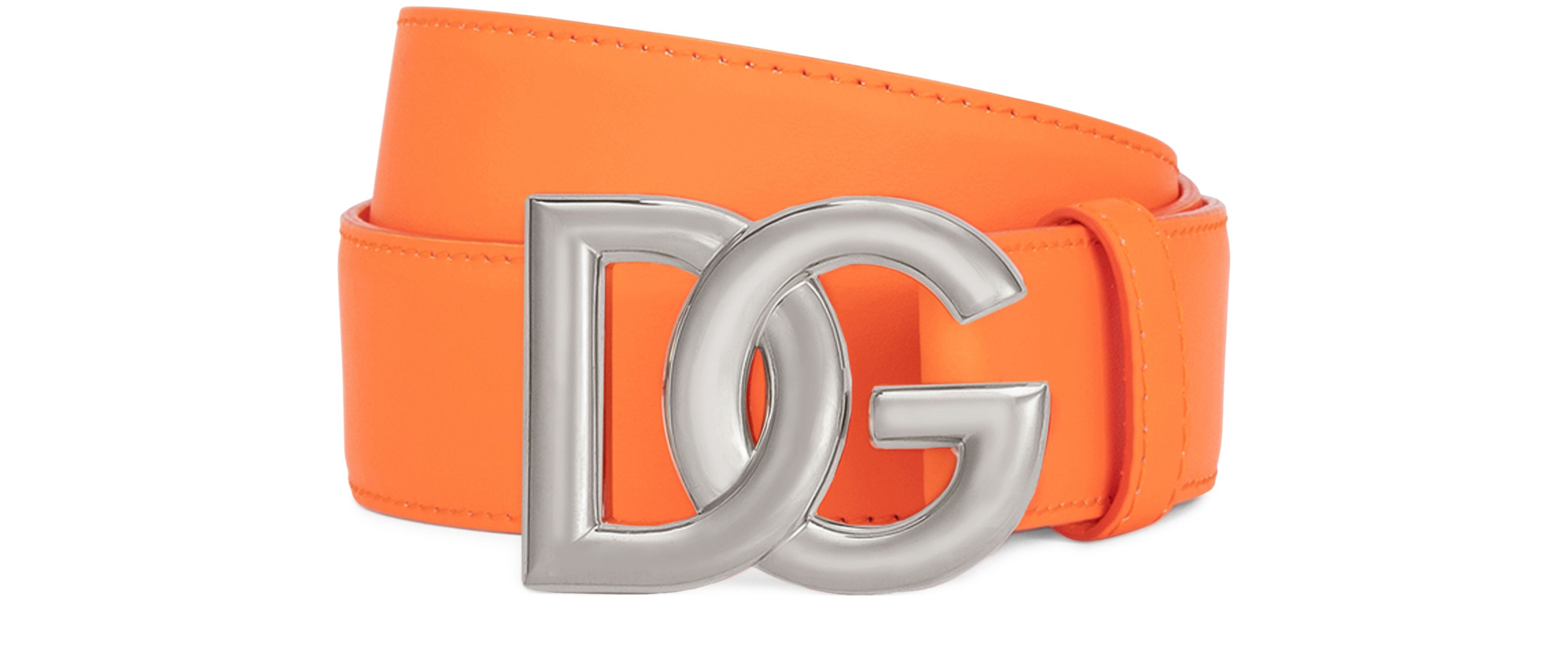 Dolce & Gabbana Calfskin belt with DG logo