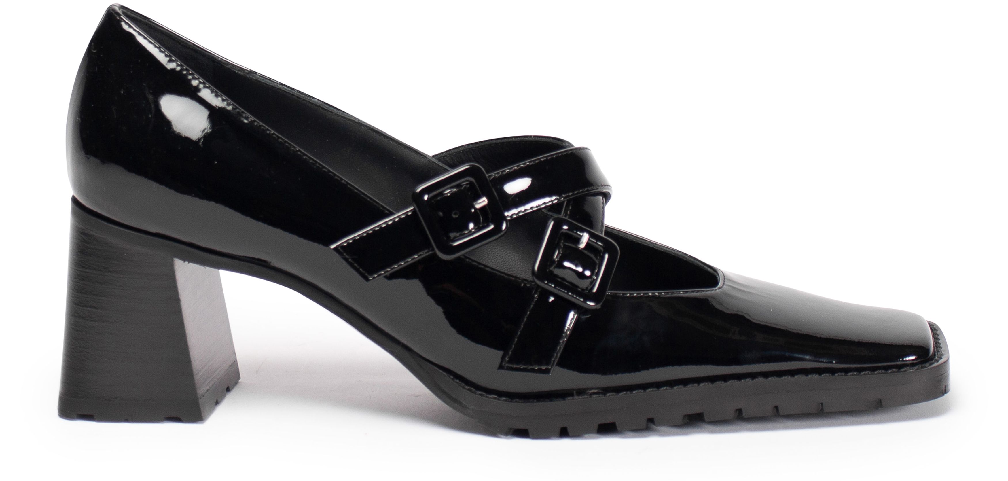 Elleme Mary Jane X-Strap Heeled Loafers