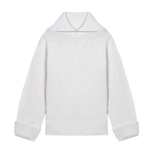  Wacla wool sweater with sailor collar