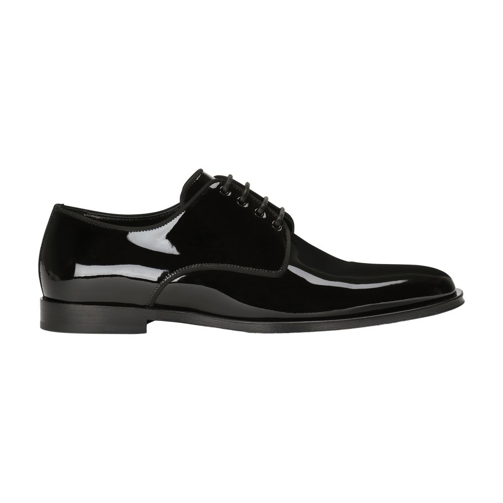 Dolce & Gabbana Glossy patent leather derby shoes