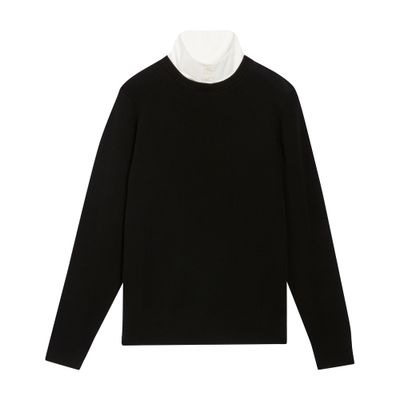  Wool jumper with high neck