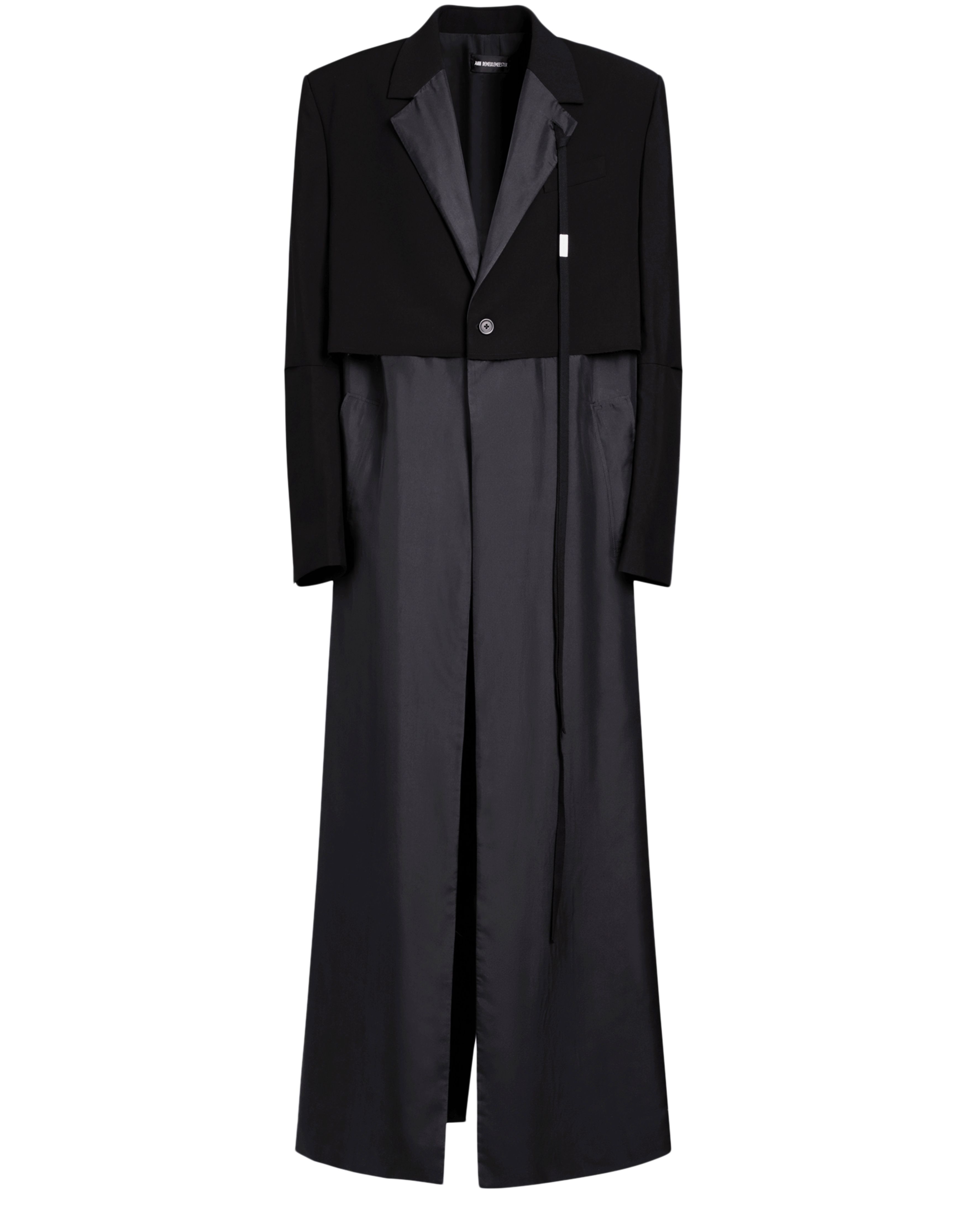 Ann Demeulemeester Gilliam x-long double layerlight trench coat