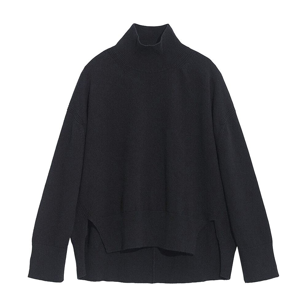 Barrie Iconic oversized roll-neck cashmere jumper