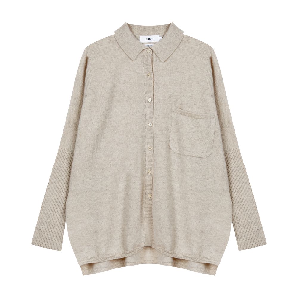  Andrea cashmere poncho shirt