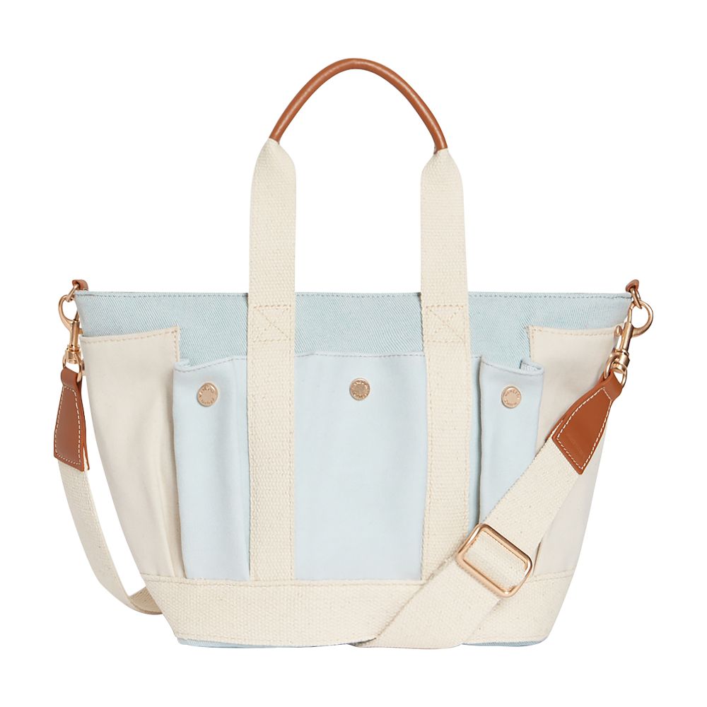  Multi-pocket S cabas tote