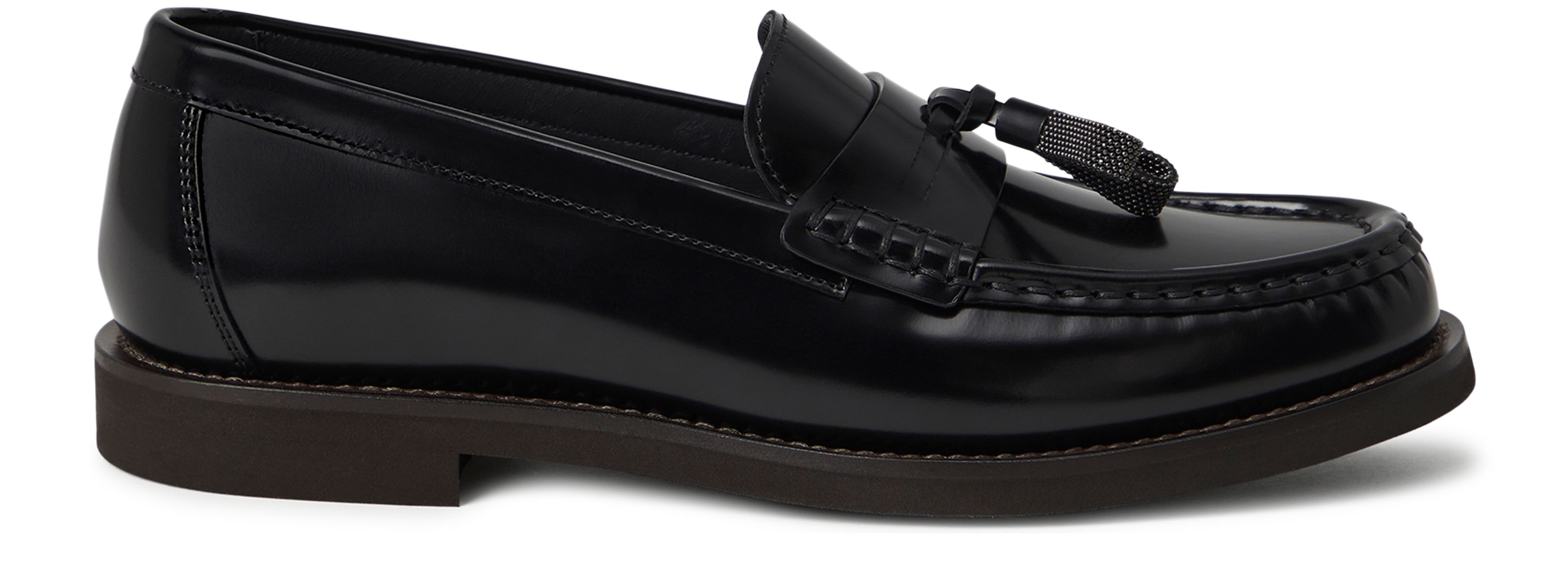 Brunello Cucinelli Penny calfskin loafers