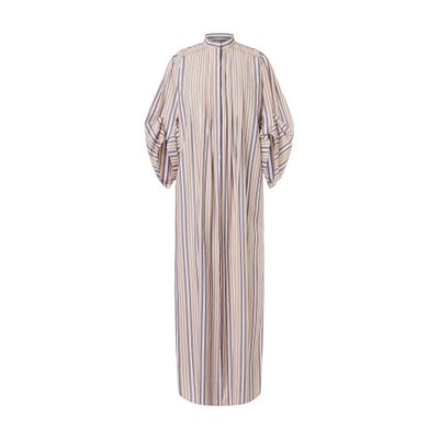 Alberta Ferretti Shirt dress in striped poplin