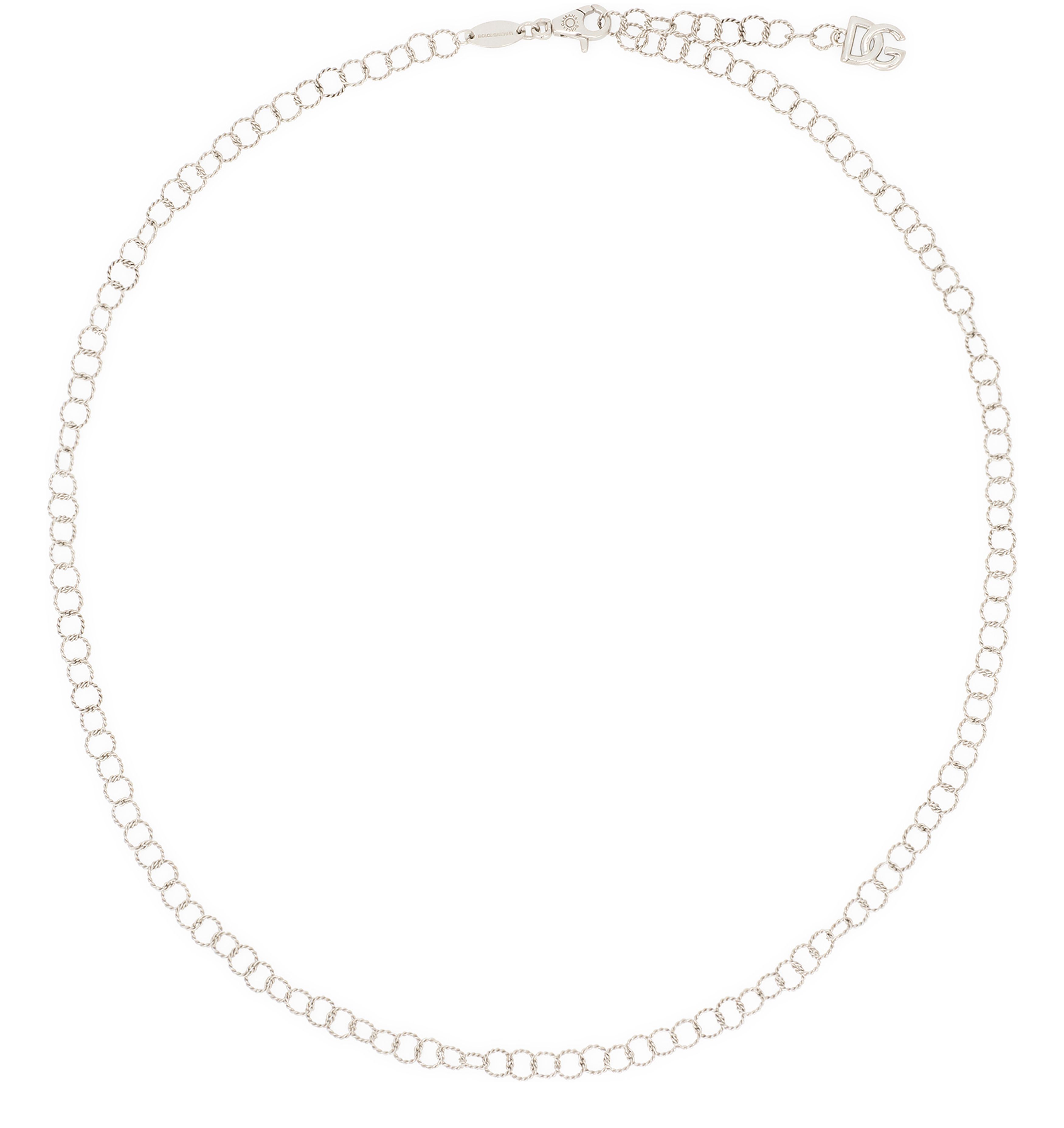 Dolce & Gabbana Chain necklace in white gold 18kt