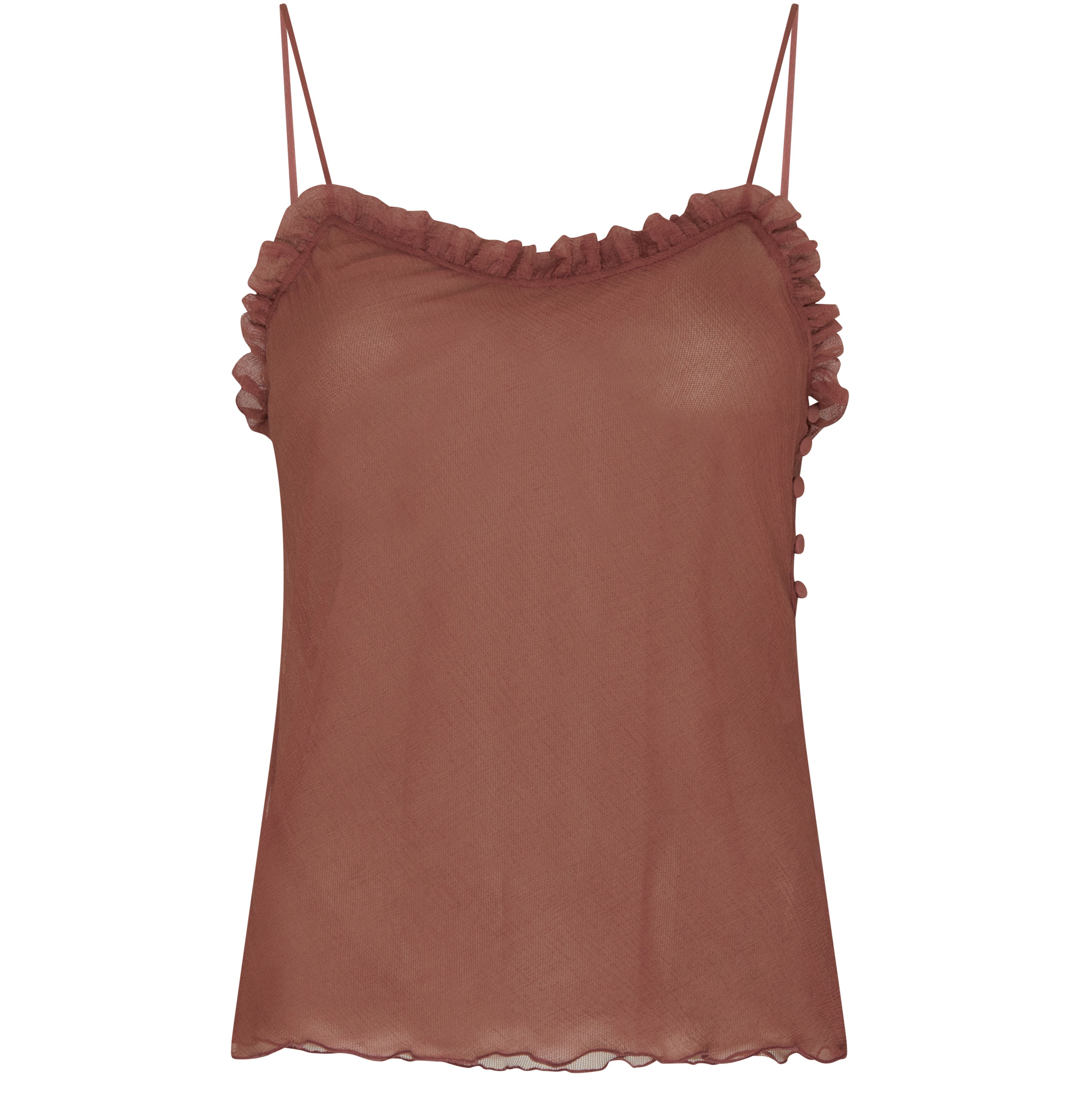 Chloé Strappy silk top