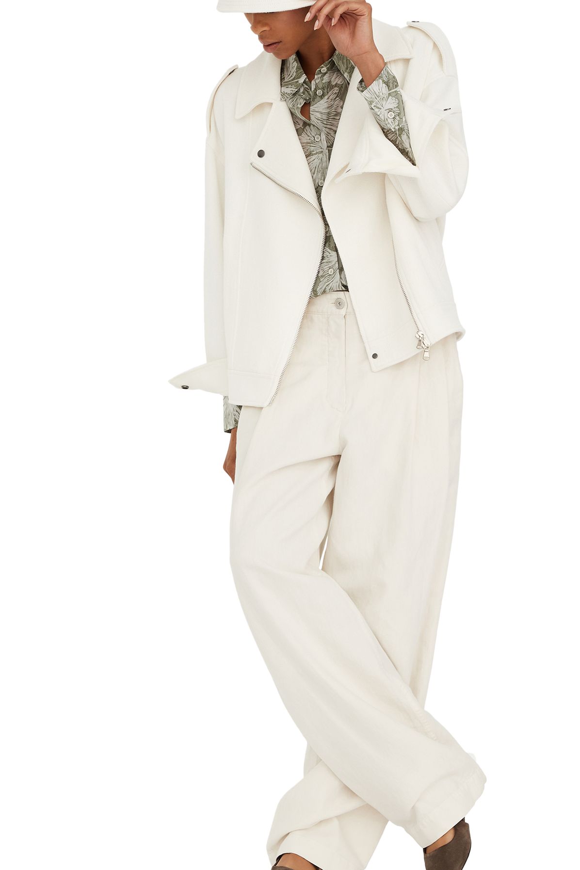 Brunello Cucinelli Cotton and linen trousers