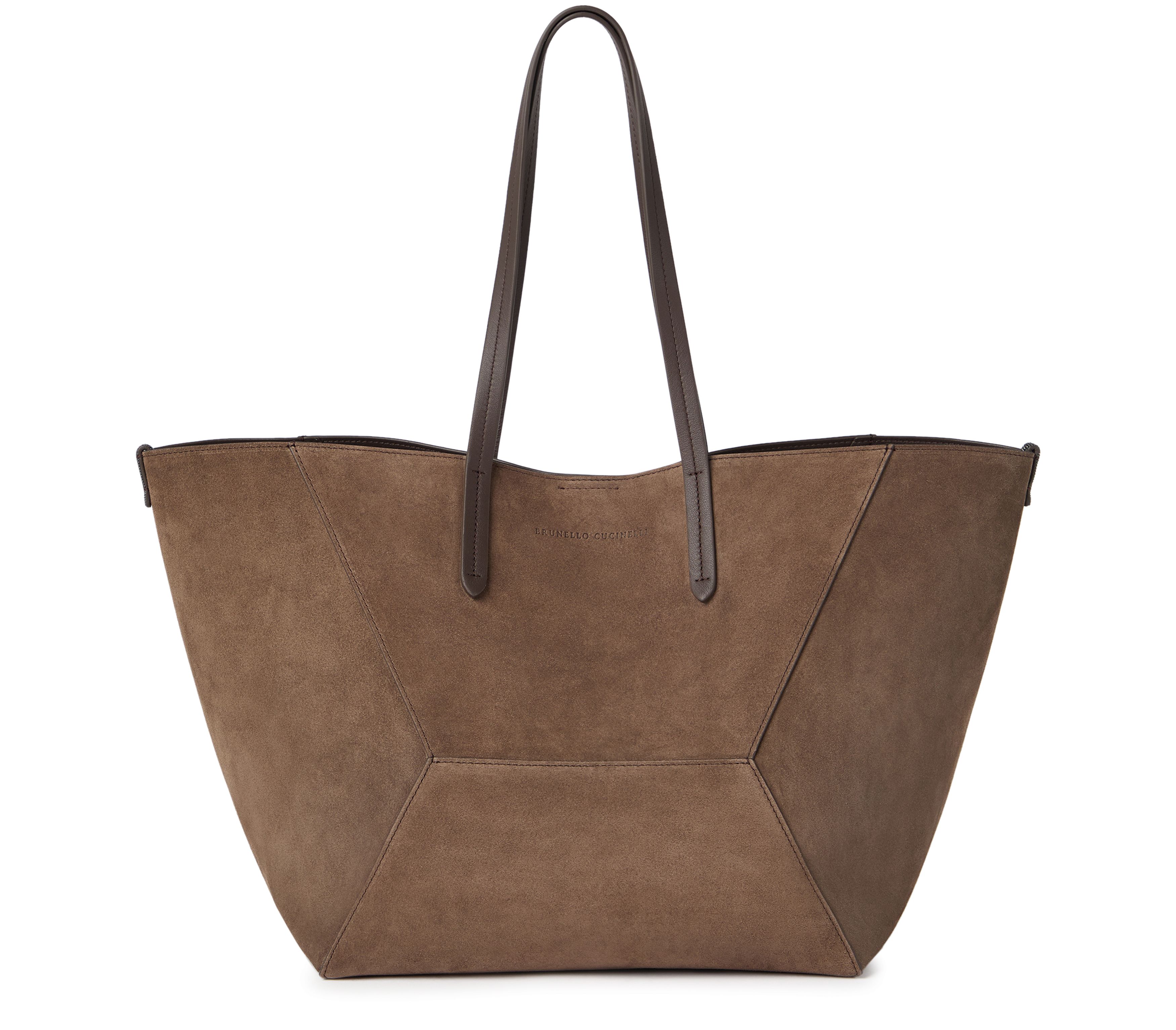 Brunello Cucinelli Suede shopper bag