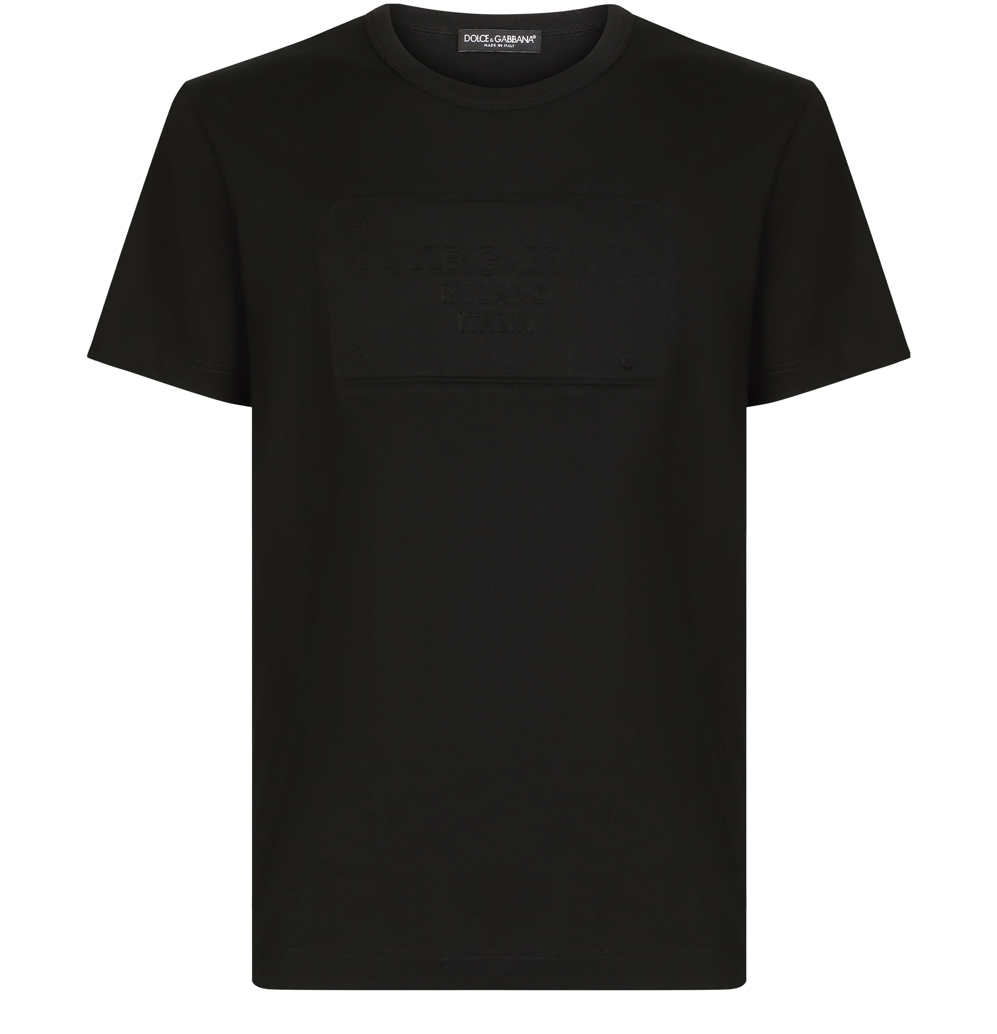 Dolce & Gabbana Cotton T-shirt with embossed logo