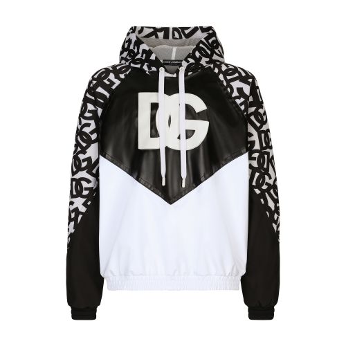 Dolce & Gabbana Technical jersey hoodie with patch