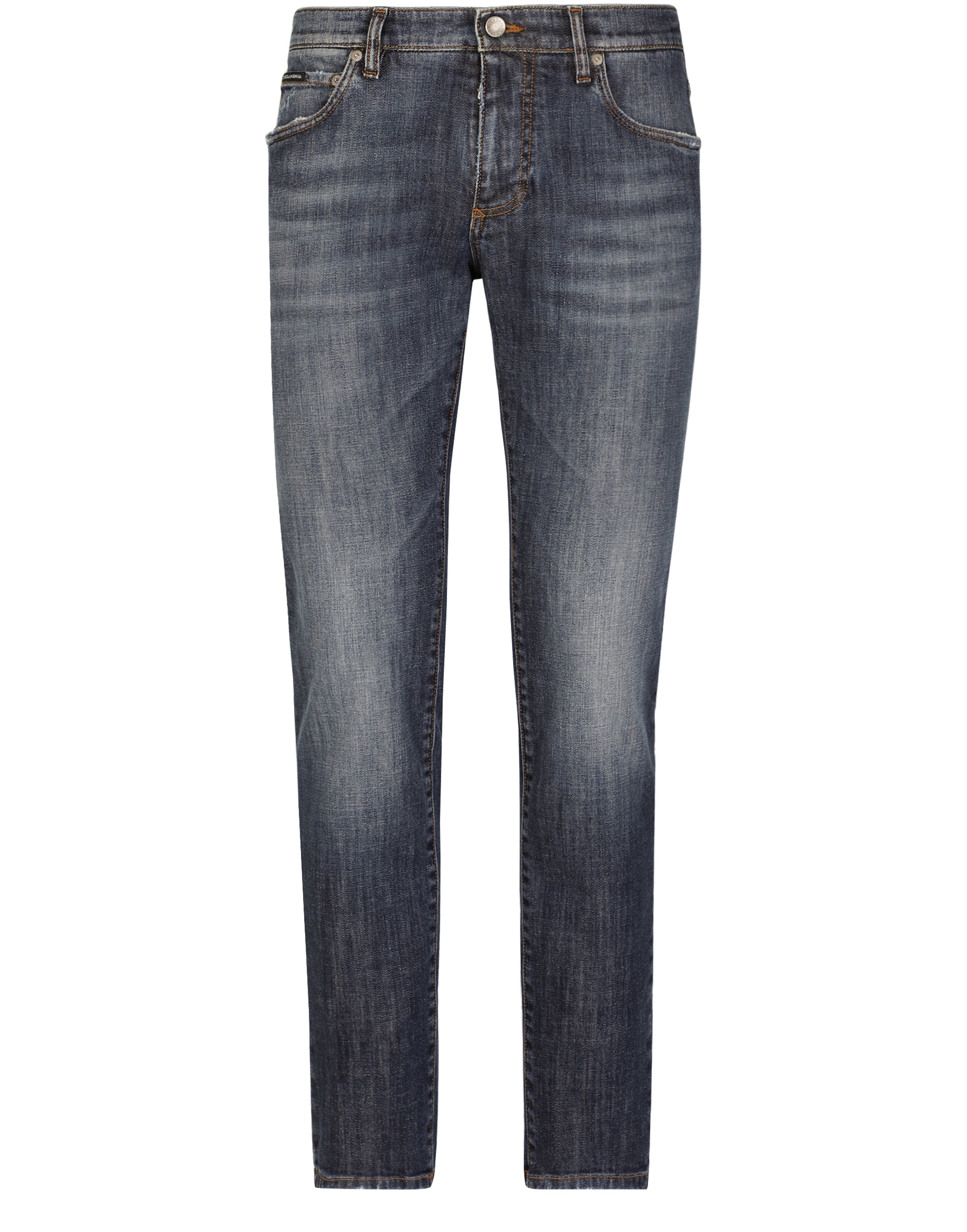 Dolce & Gabbana Slim fit washed stretch jeans with subtle abrasions