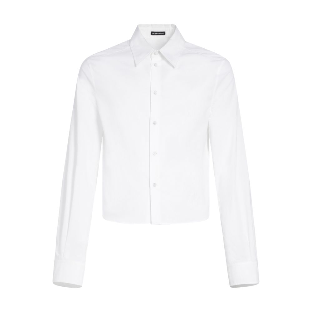 Ann Demeulemeester Alberik rounded cropped slim shirt