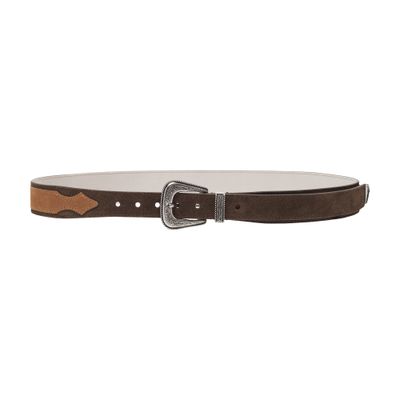 Brunello Cucinelli Reversed calfskin belt