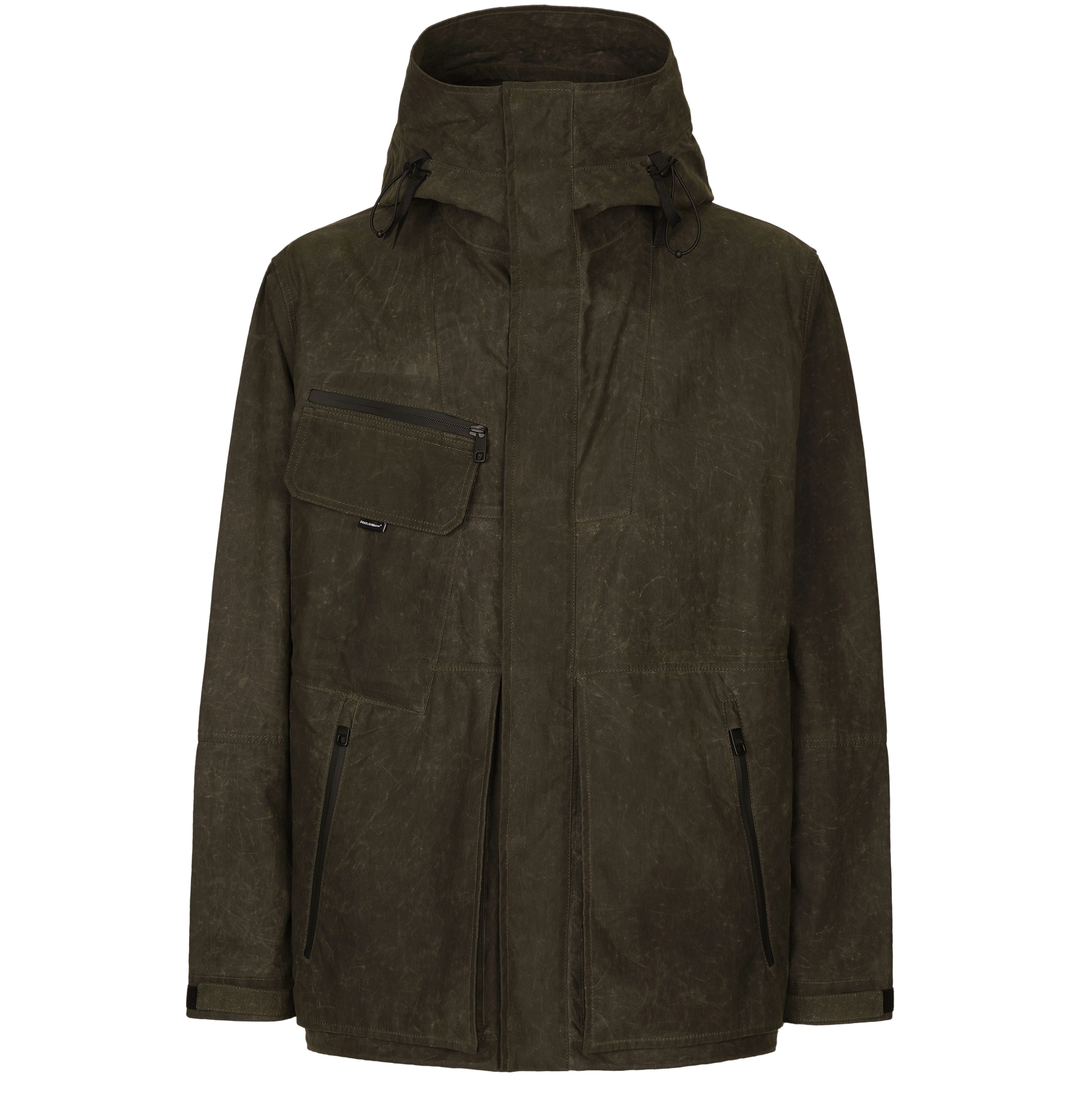 Dolce & Gabbana Lined technical jacket with hood