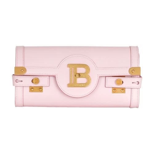 Balmain B-Buzz 23 Leather Clutch Bag