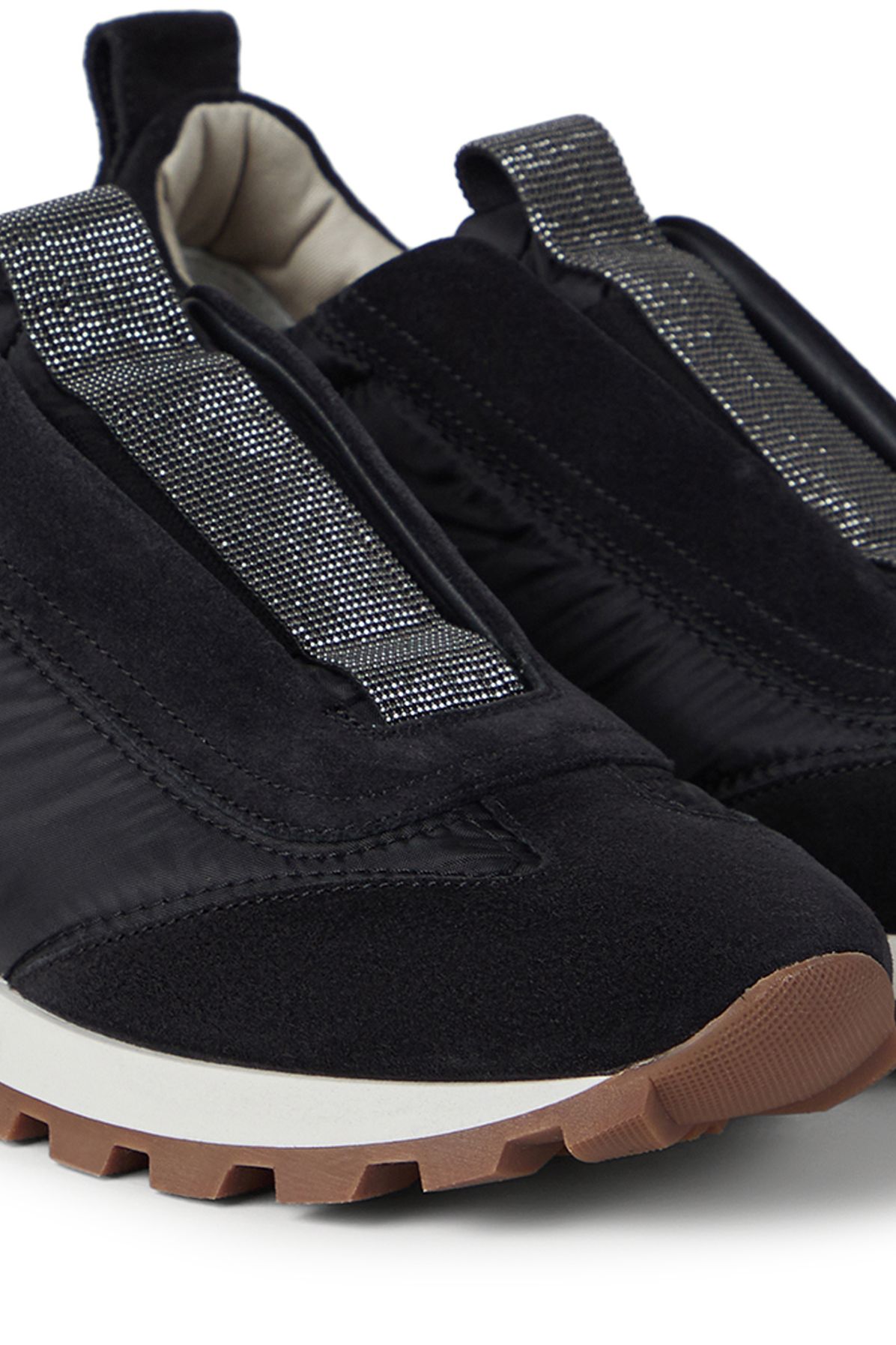 Brunello Cucinelli Monili embellished running shoes