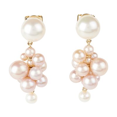 Sophie Bille Brahe Botticelli Rose earrings